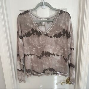 Bohme Tie Dye Terry Long Sleeve Top